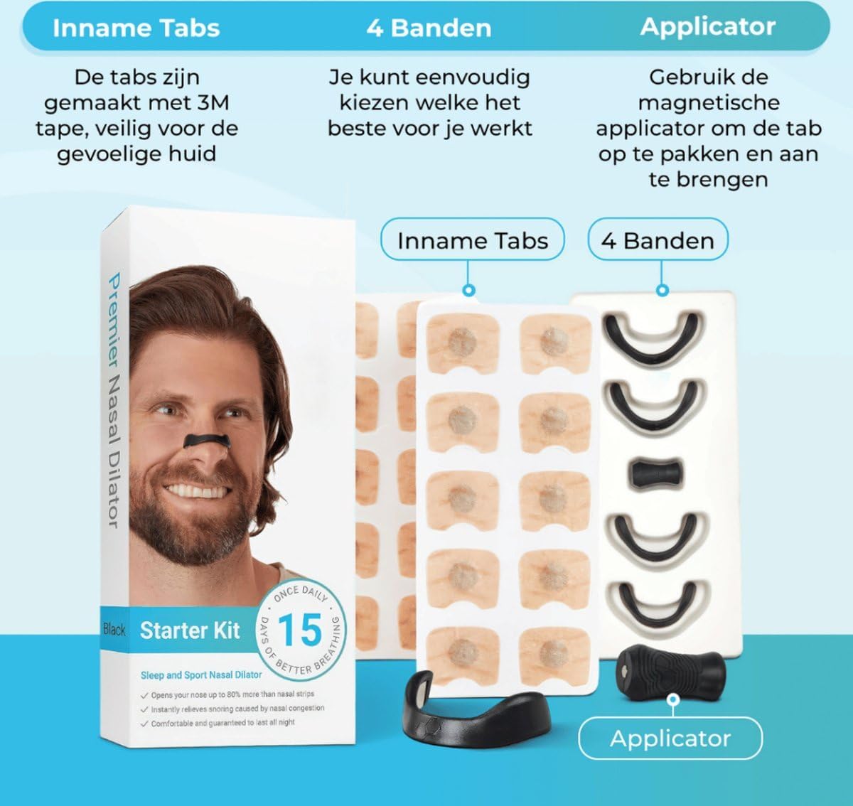 Anti-Snurk Neuskit voor Sporters