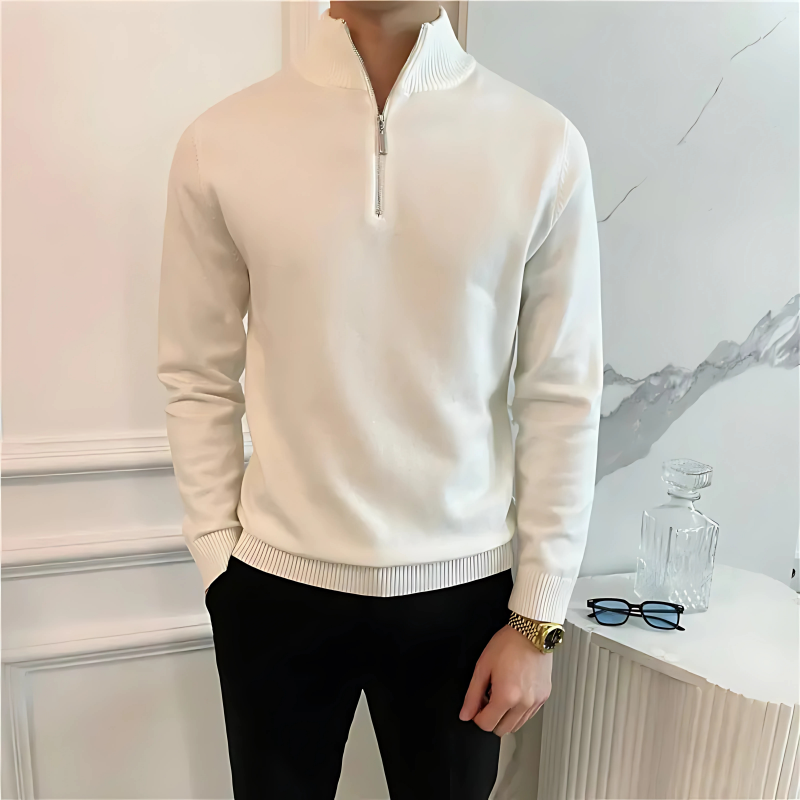 The Milano Half Zip Sweater