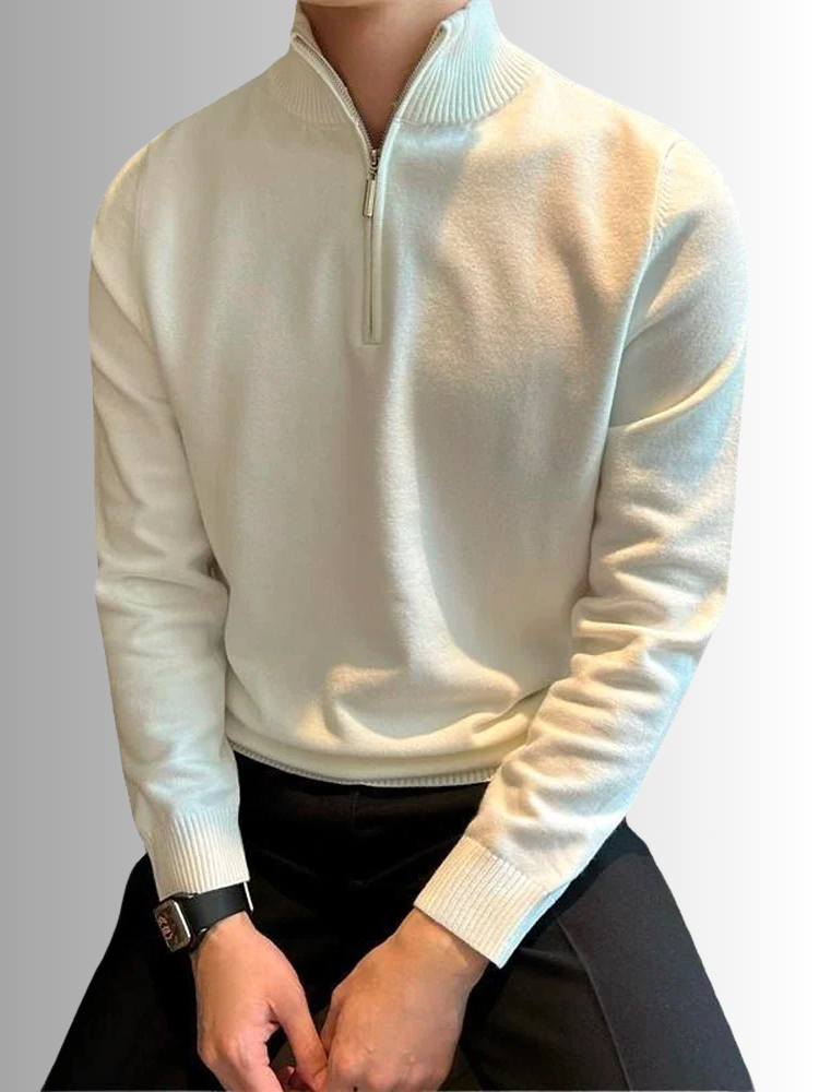 The Milano Half Zip Sweater