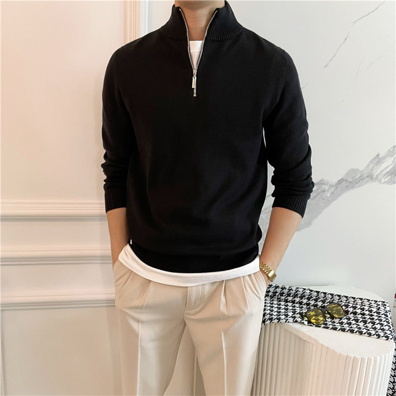 The Milano Half Zip Sweater